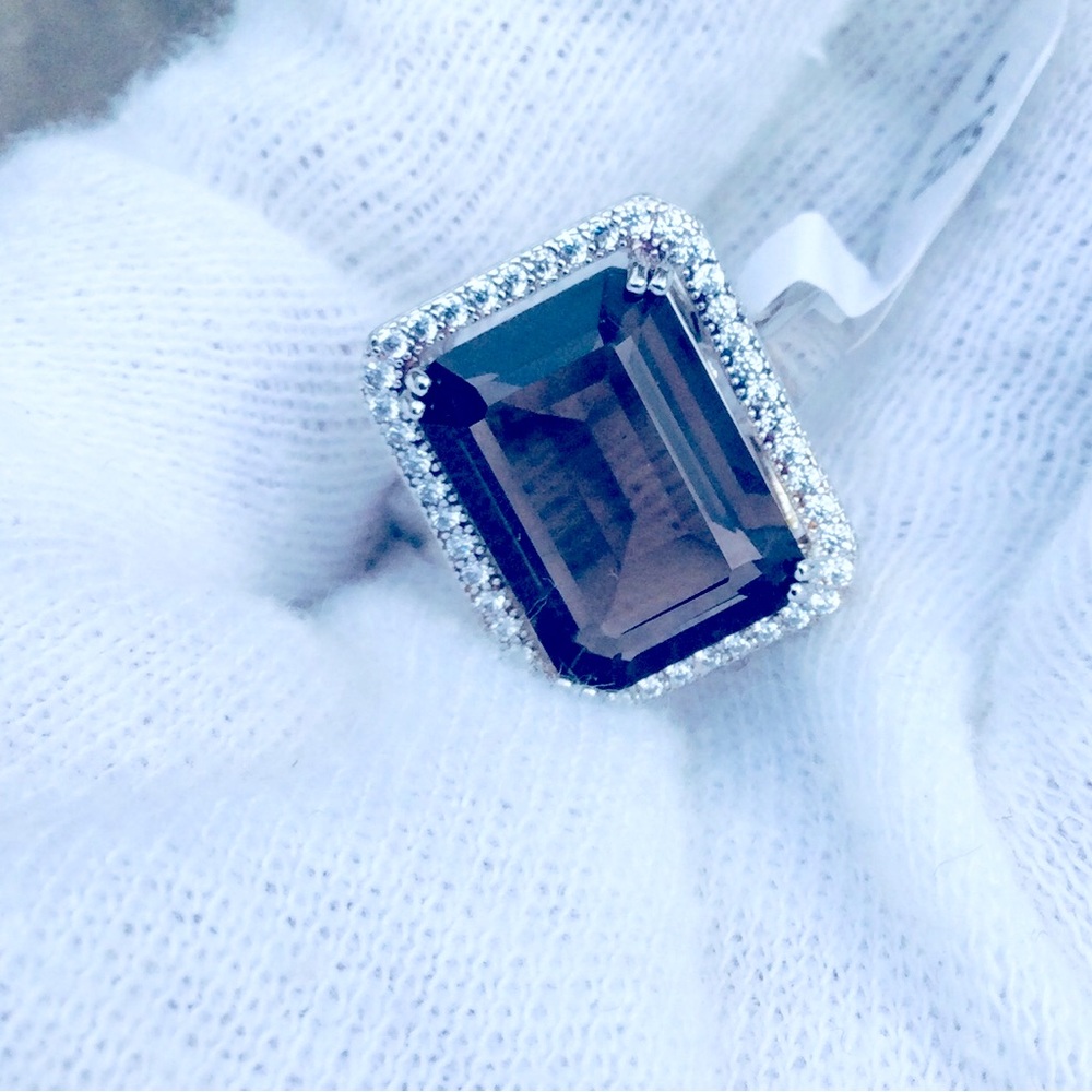 Genuine Smoky Quartz 925 Sterling Silver